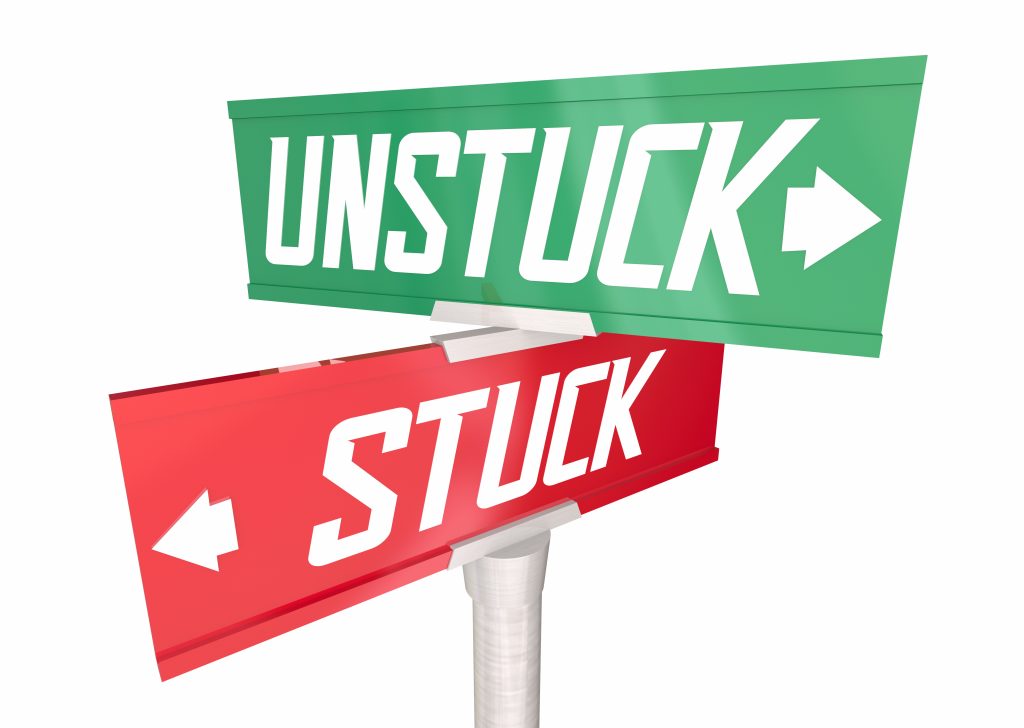 How to get unstuck