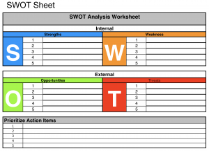 Blank SWOT Sheet