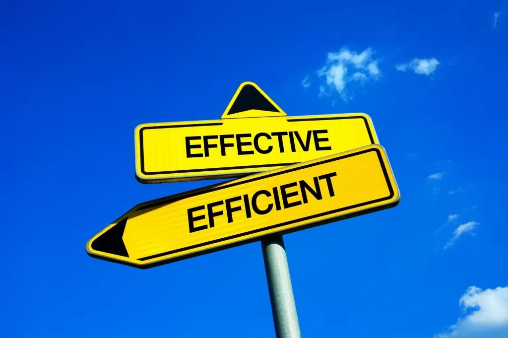 Effective vs Efficiency